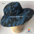 Robe de mode chapeau boonie Personnalisé camouflage Haute qualité chapeau de pêche en plein air polyester Vente en gros chapeau de godet personnalisé